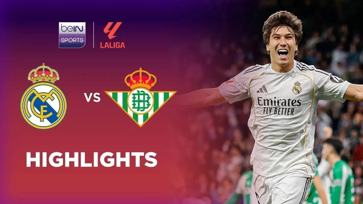 Highlight Pertandingan Real Madrid vs Real Betis di LaLiga 2025/26
