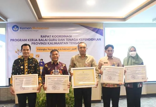 Pulang Pisau Terima Penghargaan dari BGTK, Bupati Rifa'i Soroti Kebijakan Pendidikan