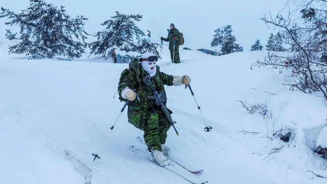 Kanada Gelar Latihan Militer di Arktik Dalam Suhu Ekstrem