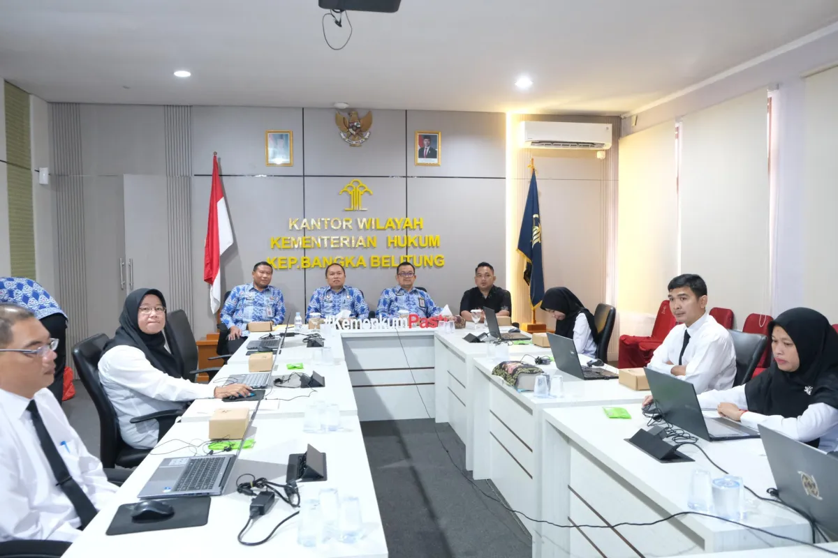 Kanwil Kemenkum Babel Gelar Uji Kompetensi Perancang Peraturan Perundang-undangan