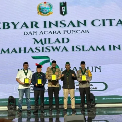 HMI Sumut Rayakan Milad ke-79, Tegaskan Komitmen Jaga Kamtibmas dan Pembangunan