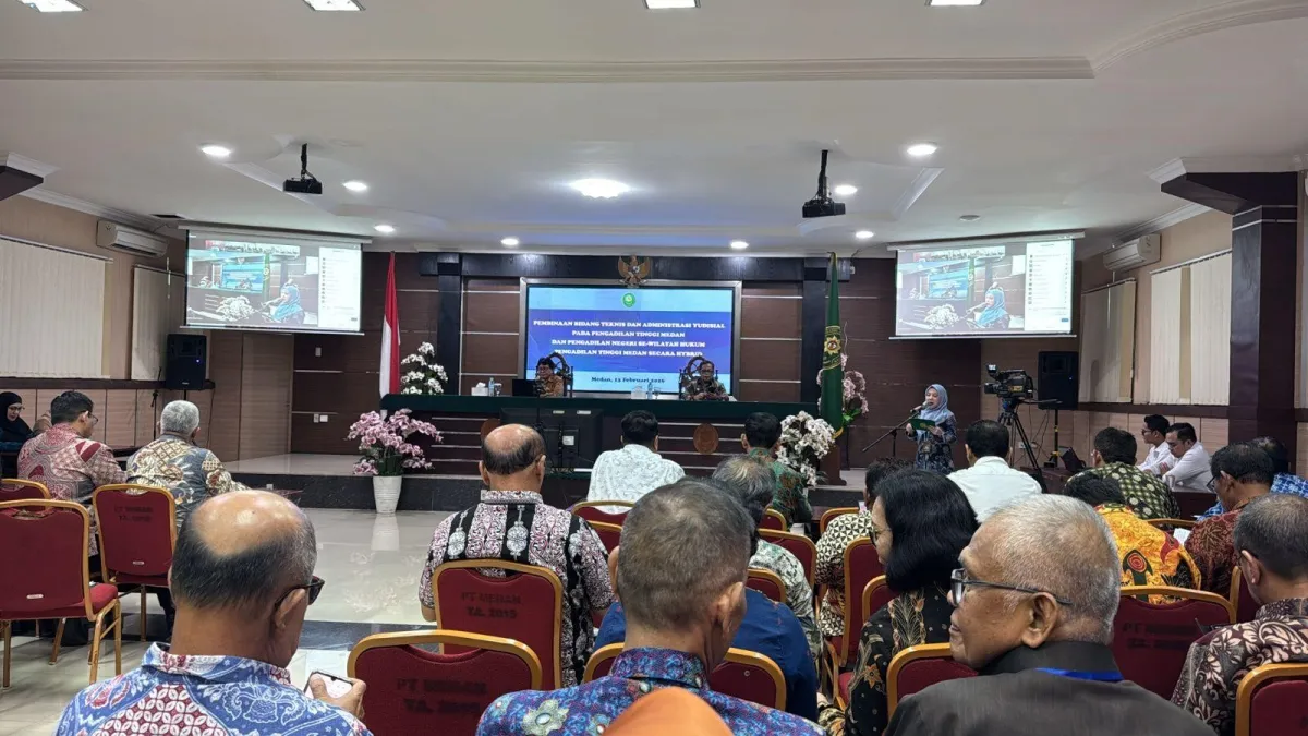 Pengadilan Tinggi Medan Gelar Pembinaan Administrasi Yudisial untuk Pengadilan Negeri