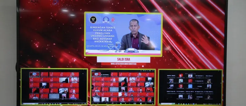 MK Gelar Bimtek Hukum Acara untuk Advokat