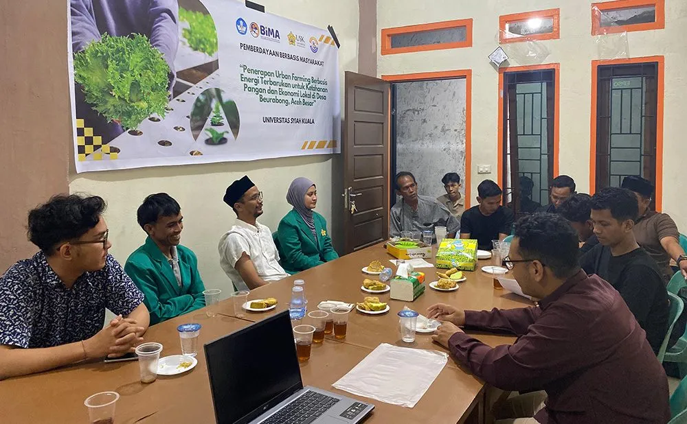 USK Perkenalkan Pertanian Berbasis Energi Terbarukan di Desa Barabung
