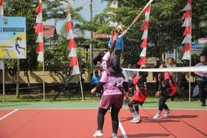 Bhayangkari Satbrimob Kalbar Gelar Turnamen Voli Meriahkan HUT Ke-80 Brimob