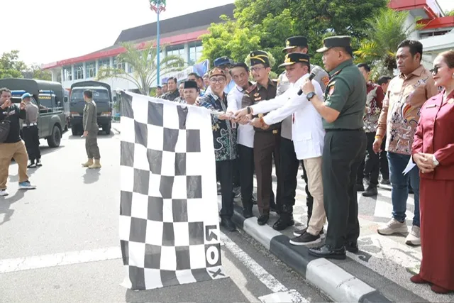 Gubernur Kalteng Lepas Bantuan Kemanusiaan untuk Korban Bencana Aceh