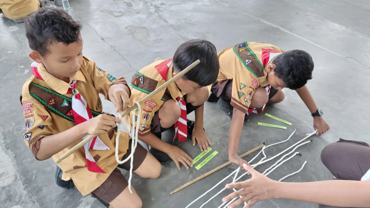 Kwartir Ranting Purwodadi Selenggarakan Lomba Cepat Tepat Pramuka 2025