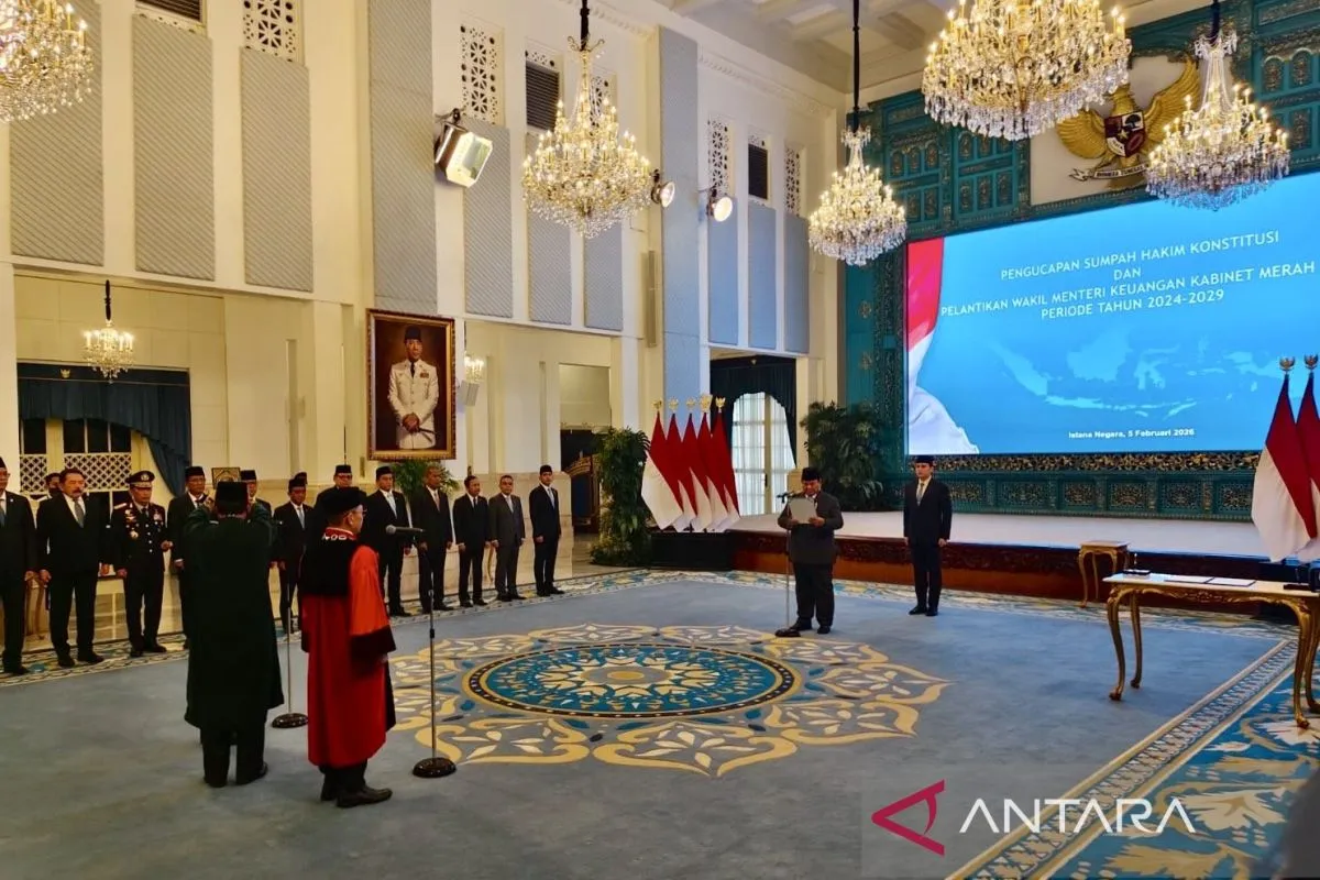 Juda Agung Dilantik sebagai Wakil Menteri Keuangan oleh Presiden Prabowo