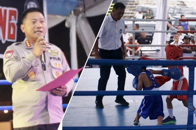 160 Petinju Amatir Ikuti Kejuaraan Tinju 'Boxing on The Street' di Manado