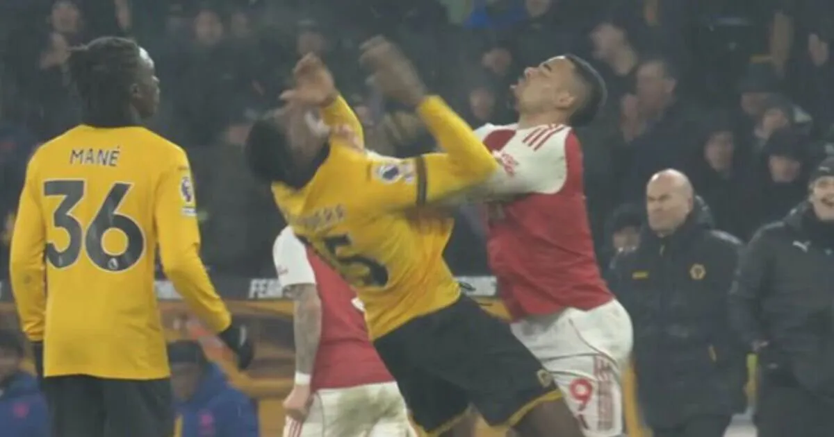 Gabriel Jesus Terlibat Insiden Usai Arsenal Imbang 2-2 Lawan Wolves