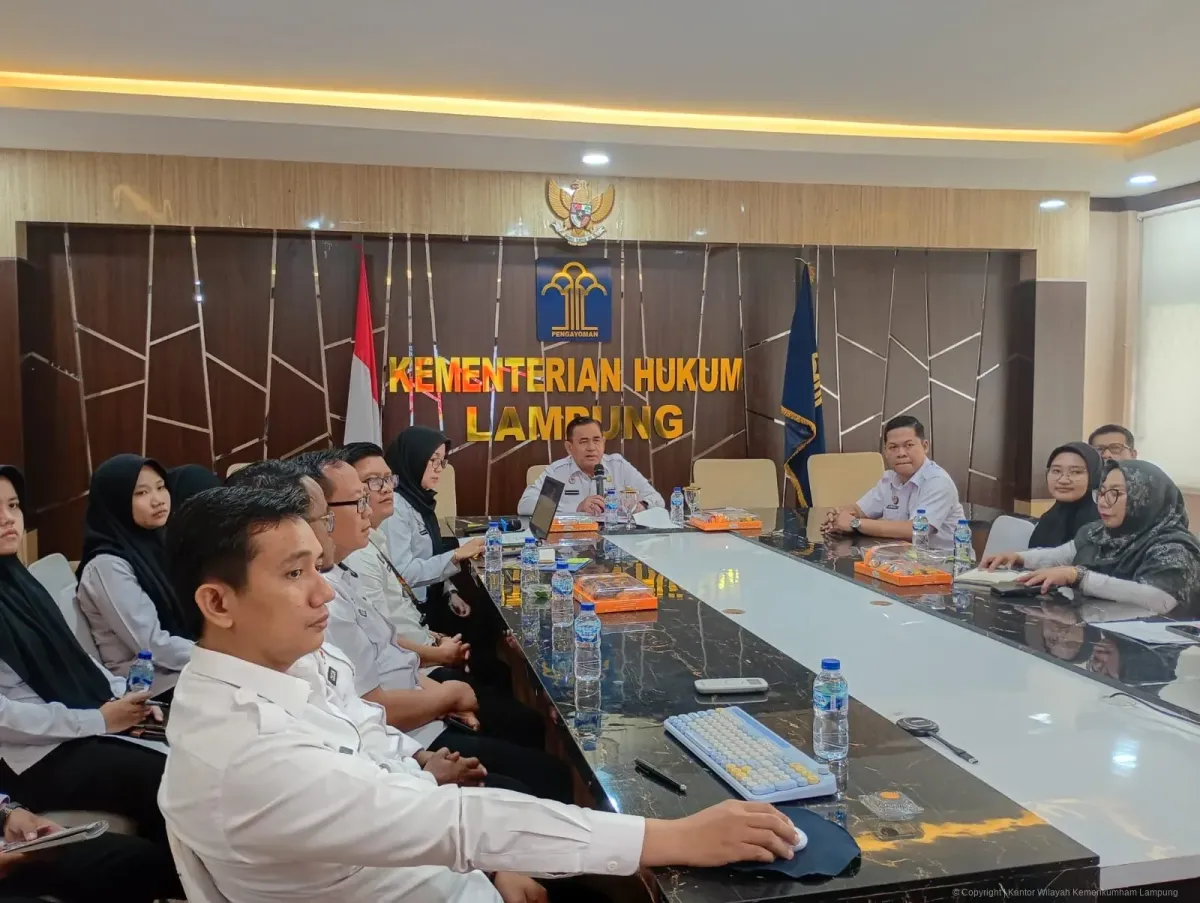Kanwil Kemenkum Lampung Bentuk Tim Pokja untuk WBBM 2026