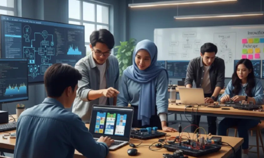Mahasiswa UBSI Karawang Ciptakan Inovasi Digital untuk Masyarakat