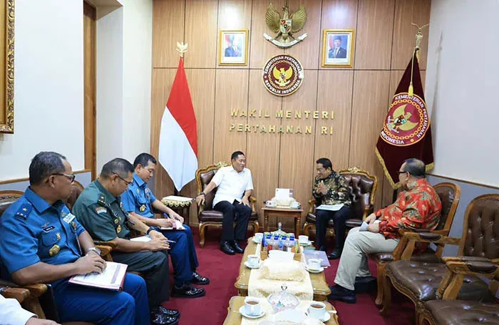 Kemenhan Tinjau Krakatau Steel Sebagai Kawasan Pertahanan Terintegrasi