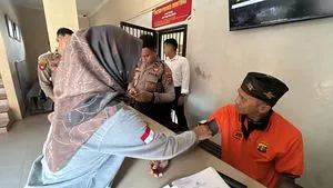 Polres Bontang Periksa Kesehatan Tahanan Sebelum Dipindahkan ke Lapas