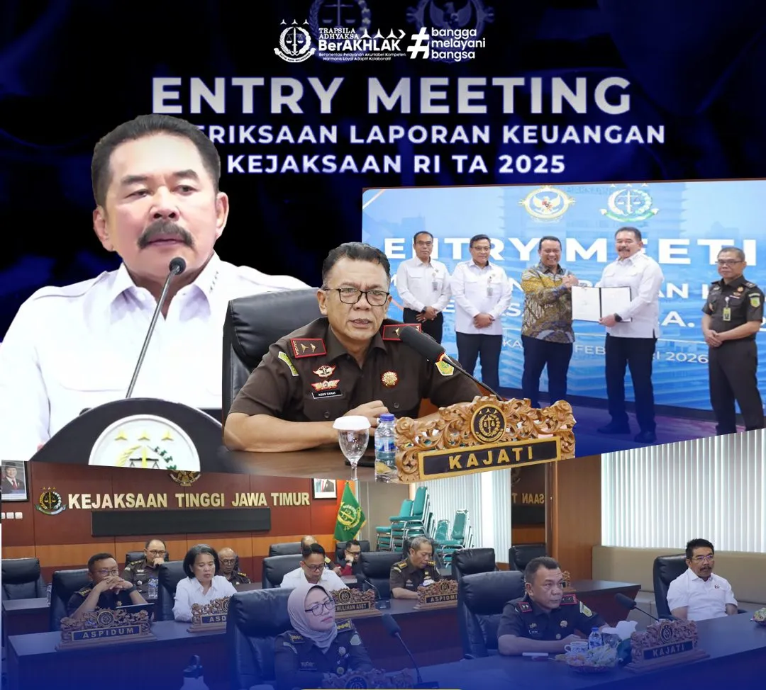 Kejati Jatim Siap Dukung Pemeriksaan Laporan Keuangan Kejaksaan RI 2025