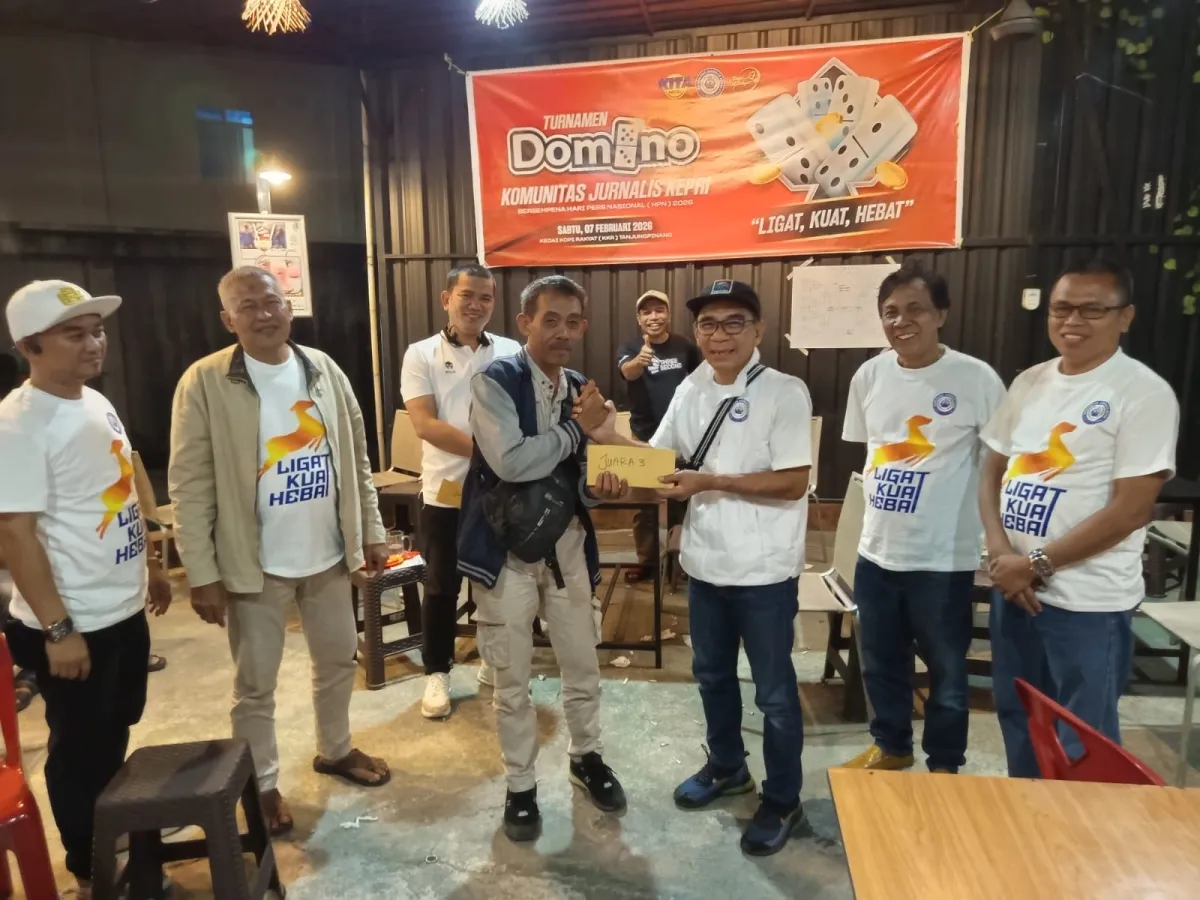 Kejati Kepri Raih Juara Turnamen Domino KJK di Tanjungpinang