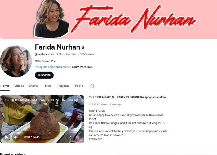 Farida Nurhan Jual Kanal YouTube Rp10 Miliar untuk Fokus ke TikTok Live
