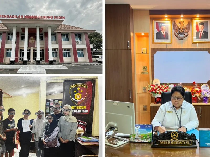 PN Gunung Sugih Hentikan Penyidikan Kasus Penggelapan Melalui Keadilan Restoratif