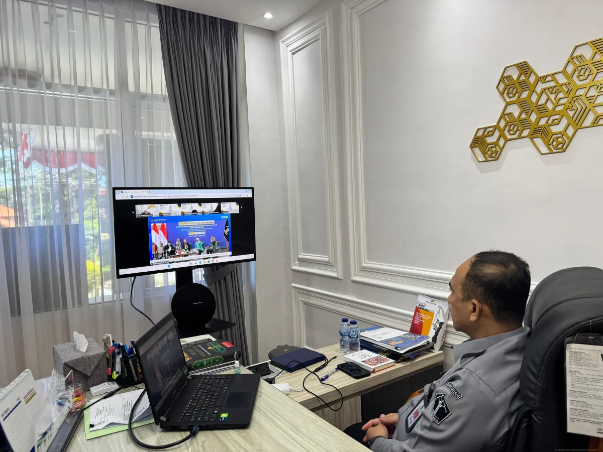 Kanwil Kemenkum Lampung Dukung Penguatan Kebijakan Hukum Melalui Diskusi Daring