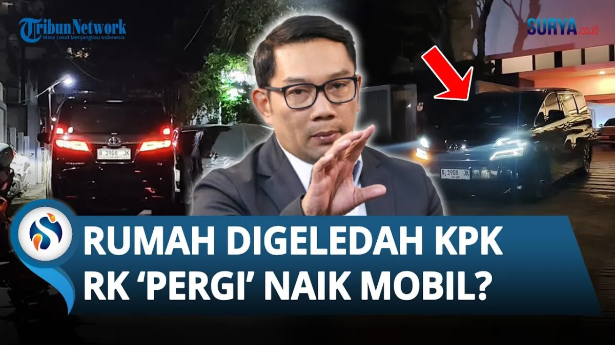 Keberadaan Ridwan Kamil Menjadi Misteri Usai Penggeledahan KPK