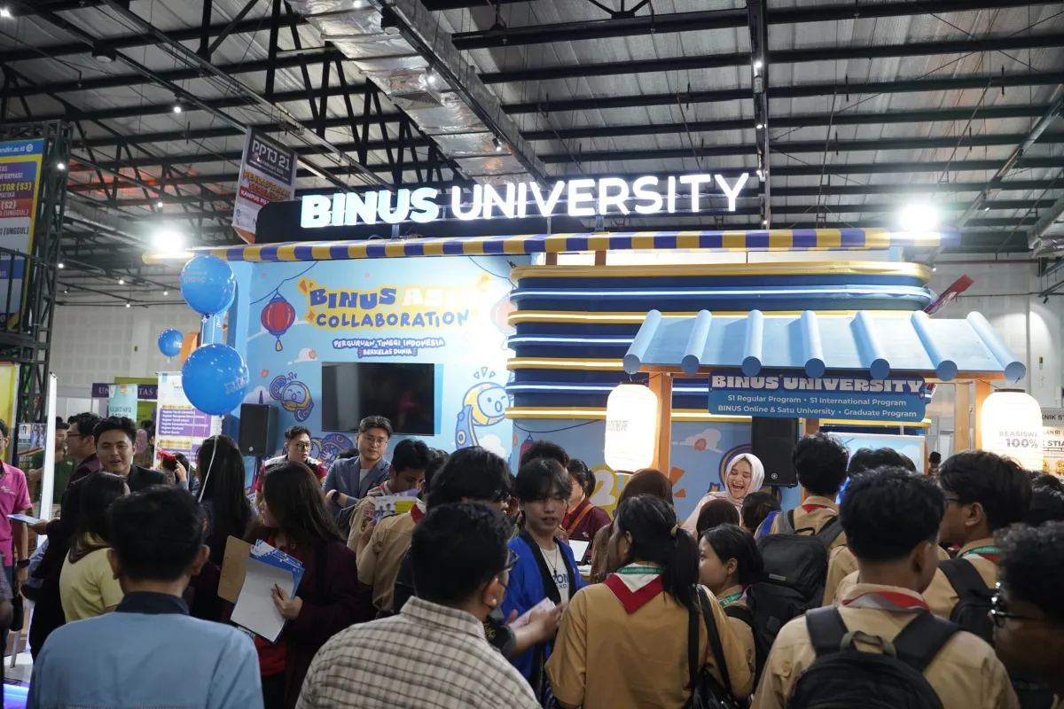 BINUS University Perkuat Positioning Global di PPTJ 2026 Melalui Pengalaman Interaktif