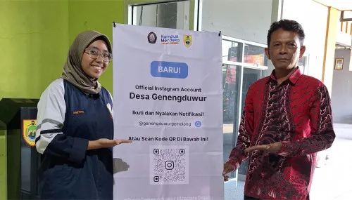 KKN UNDIP Luncurkan Media Sosial Resmi untuk Desa Geneng Duwur