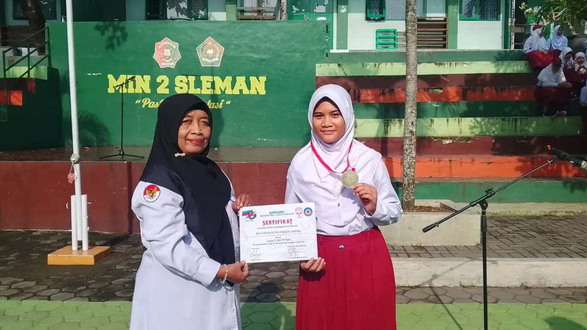Siswi MIN 2 Sleman Juara I Basket KU 13 Putri DIY-Jateng