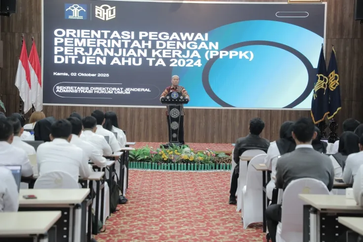 69 PPPK Ditjen AHU Diharapkan Tingkatkan Layanan dan Etika Kerja