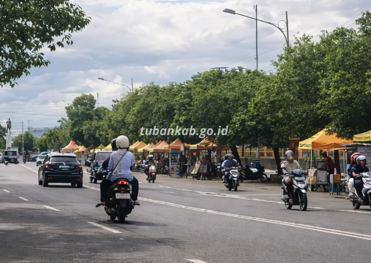 Dua Pasar Takjil Ramadan Dibuka di Tuban, Lalu Lintas Direkayasa