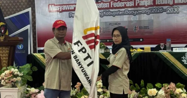 Dhea Sartika Resmi Pimpin FPTI Banyuwangi, Siap Kembangkan Atlet Panjat Tebing