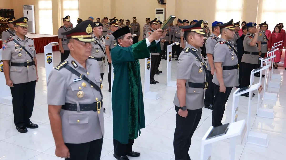 Kapolda DIY Lantik Pejabat Utama dan Tiga Kapolres Baru
