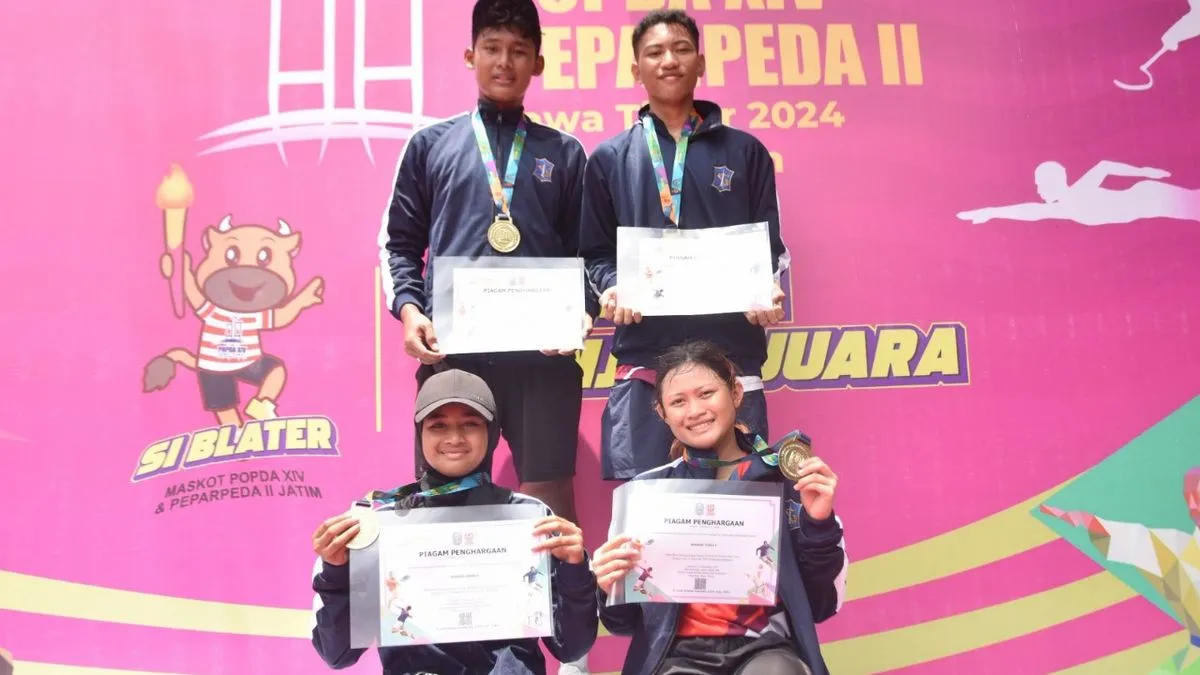 Kota Surabaya Raih Dua Medali Emas di POPDA XIV Jatim