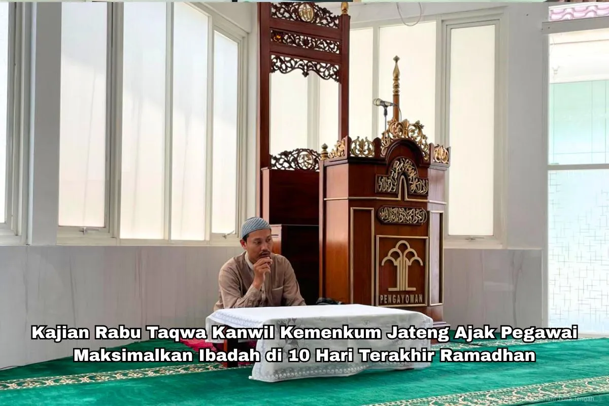 Kementerian Hukum Jateng Gelar Kamis Taqwa Bahas Adab Puasa Ramadhan