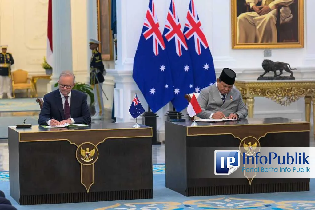 Indonesia dan Australia Tandatangani Traktat Keamanan Bersama