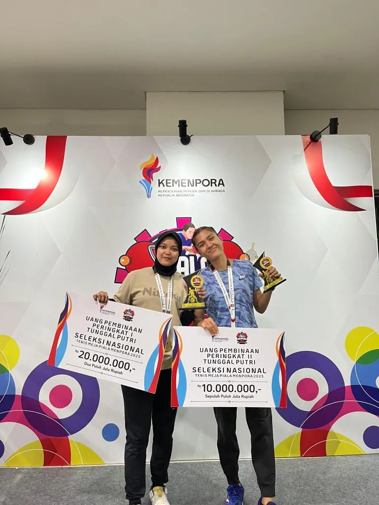 Rina Sintya dan Anastasya Fabian Lolos ke SEA Games 2025, PTMSI DKI Jakarta Harapkan Dukungan untuk Tim Nasional