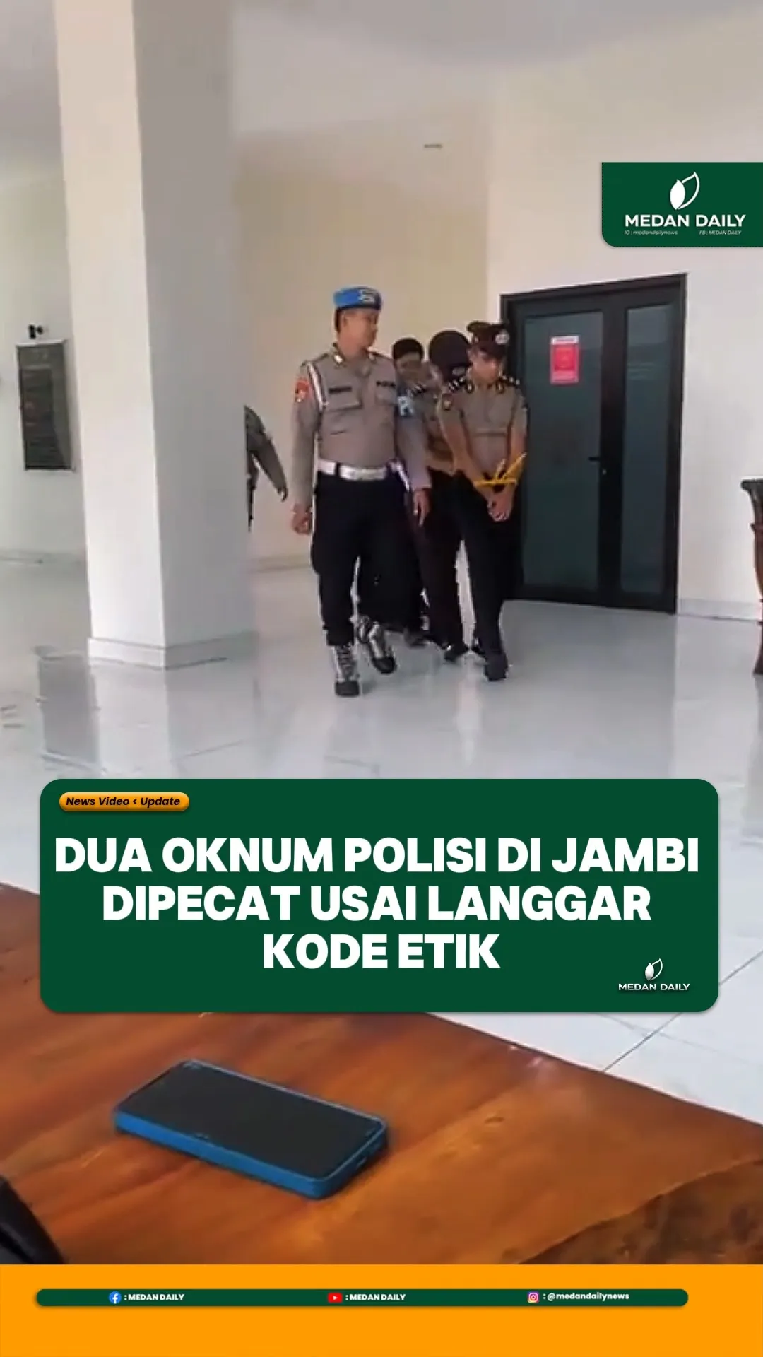 Dua Anggota Polri Diberhentikan Tidak Hormat karena Pelanggaran Berat