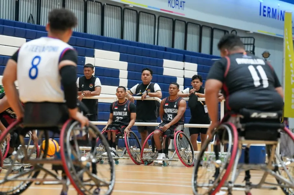 Timnas Basket Kursi Roda Putra Indonesia Siap Hadapi Malaysia untuk Perebutan Perunggu