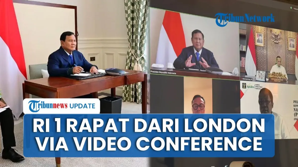Presiden Prabowo Pimpin Rapat Penertiban Hutan dari London