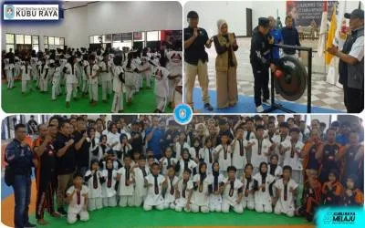 Kejuaraan Tarung Derajat Bupati Cup 2025 Resmi Dibuka di Kubu Raya