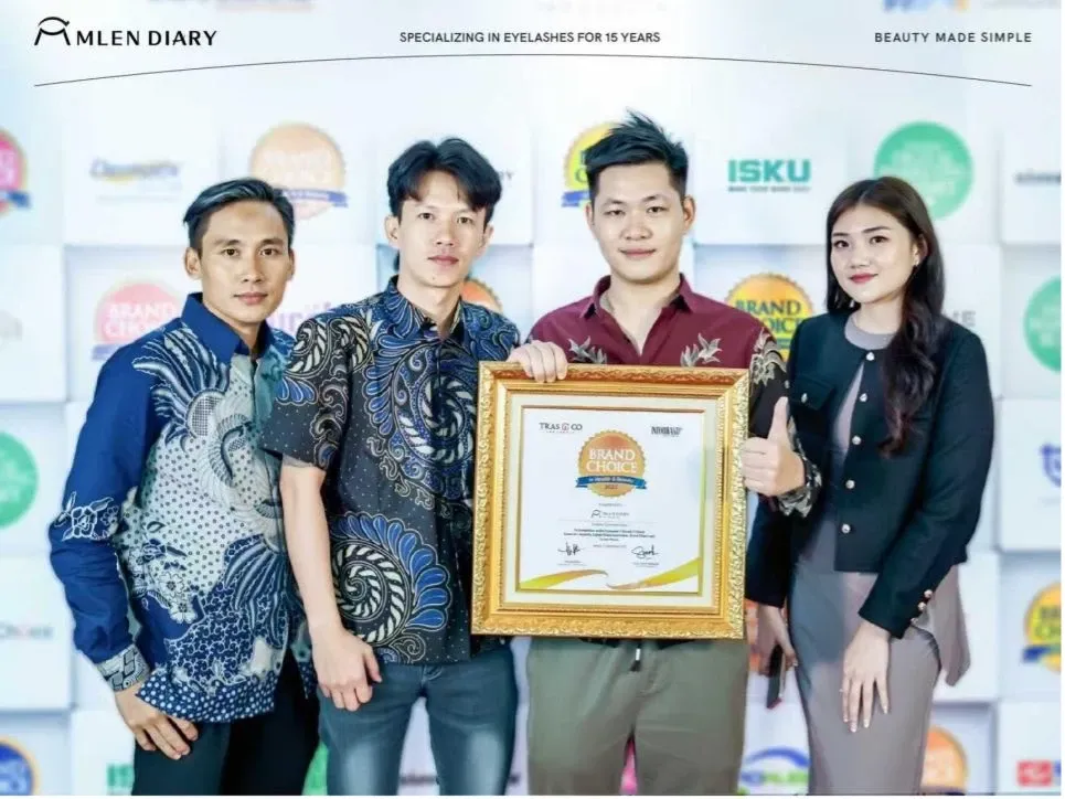 MLEN DIARY Raih Penghargaan Sebagai Brand Pilihan Konsumen di Pasar Bulu Mata Indonesia