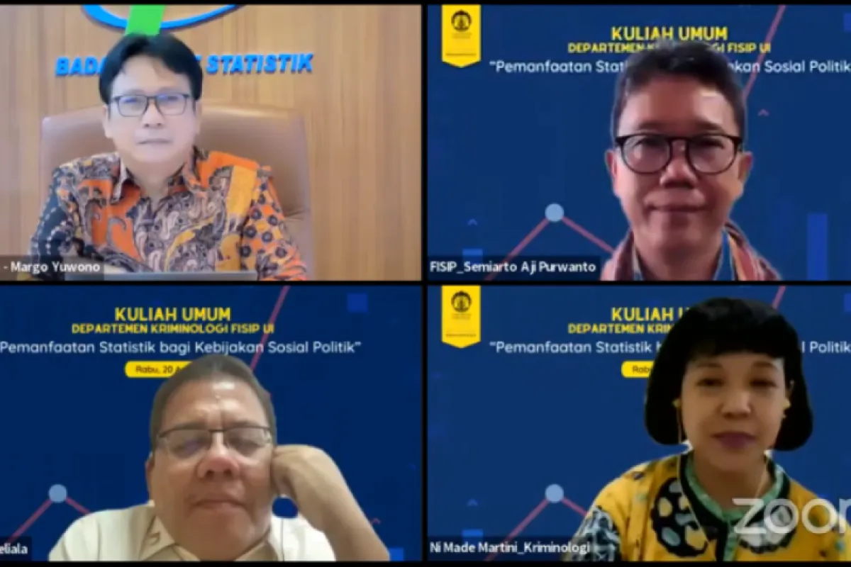 FISIP UI Dukung Inisiatif Satu Data Statistik Kriminal Indonesia