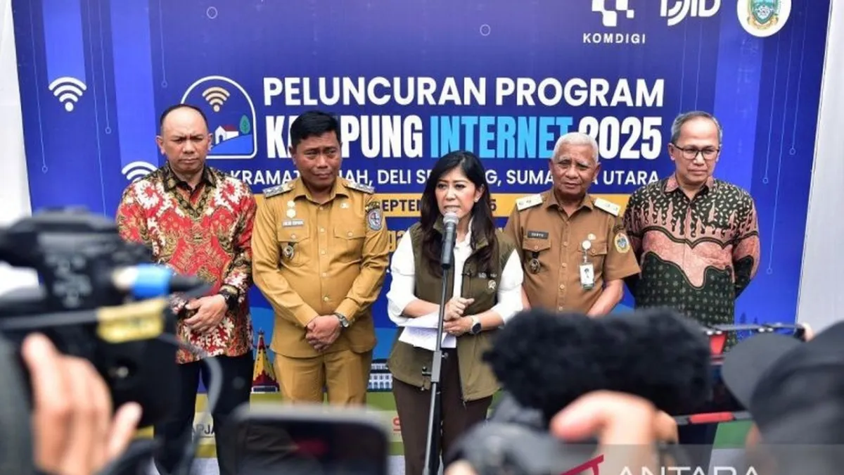 Program Kampung Internet Diresmikan, Akses Digital Merata di Lima Provinsi