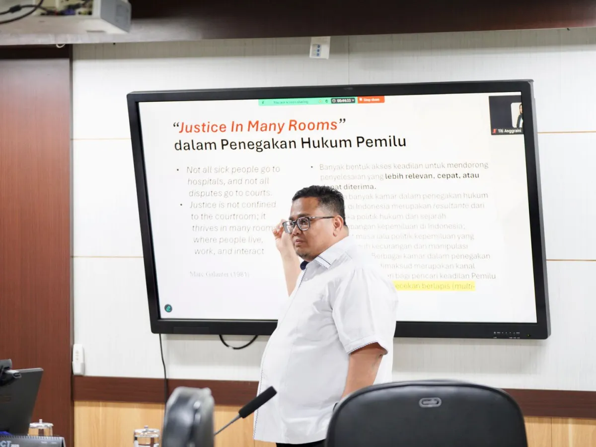 Rahmat Bagja: Keadilan Pemilu Harus Merata di Berbagai Ruang Demokrasi