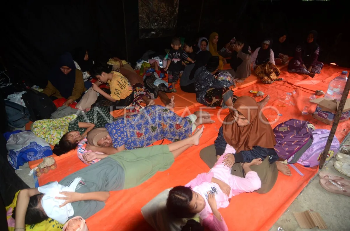 700 Warga dan 500 Santri Mengungsi Akibat Tanah Bergerak di Tegal