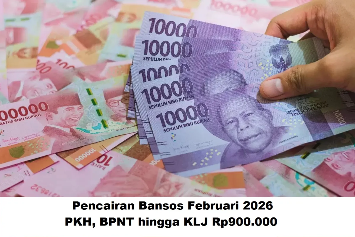 Pemerintah Salurkan Bansos Bulan Februari 2026 Total Rp900.000