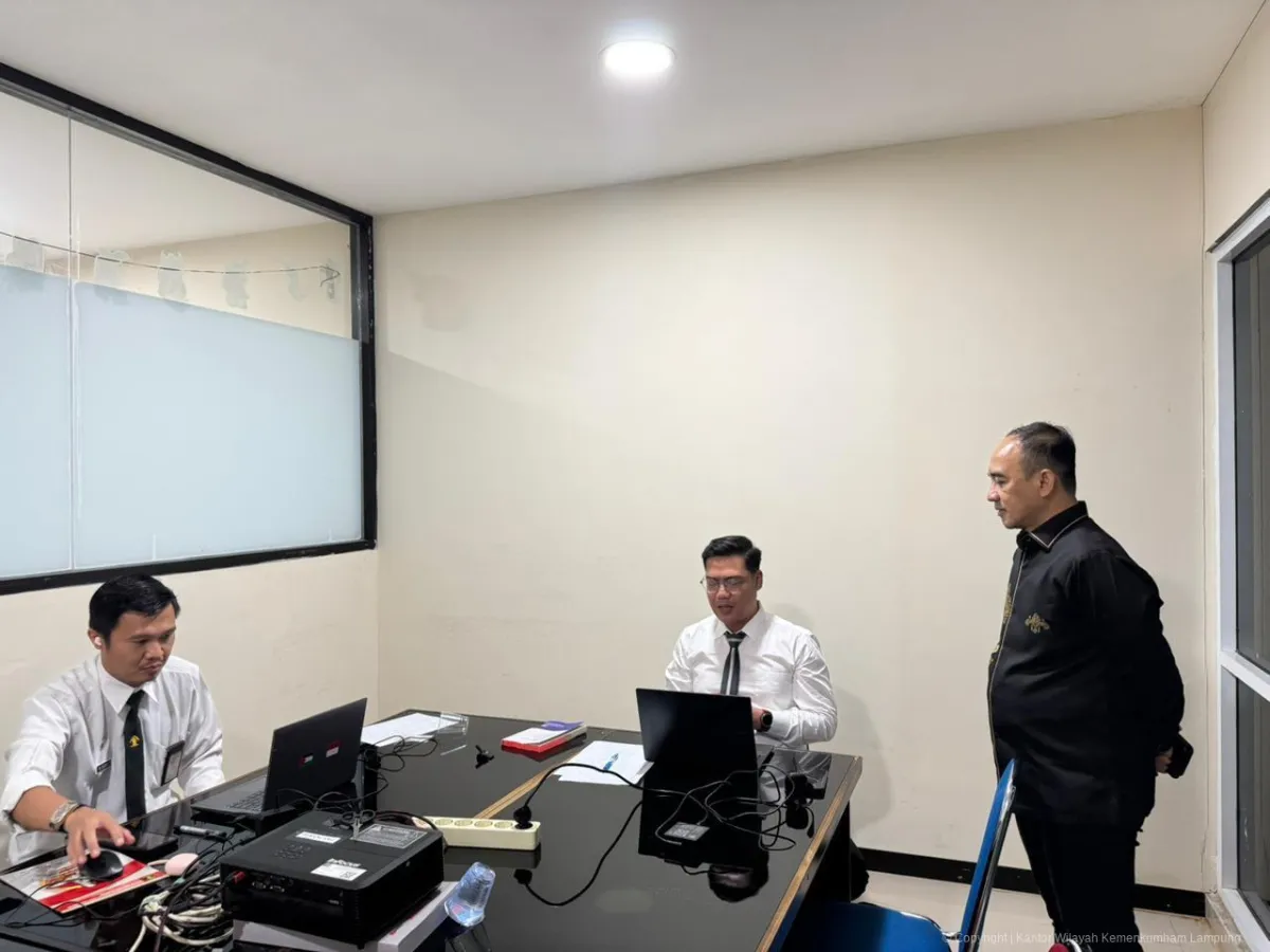 Ujian Wawancara Teknis Perancang Peraturan di Kanwil Kemenkumham Lampung