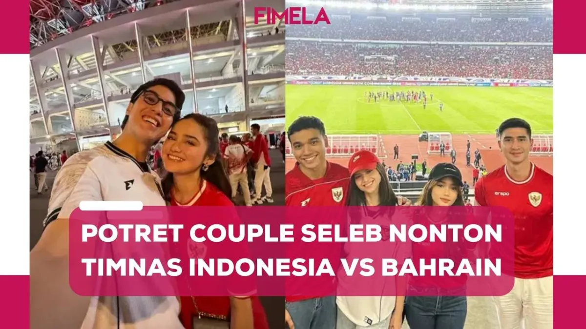 Pasangan Selebriti Ramai Saksikan Kemenangan Timnas Indonesia atas Bahrain