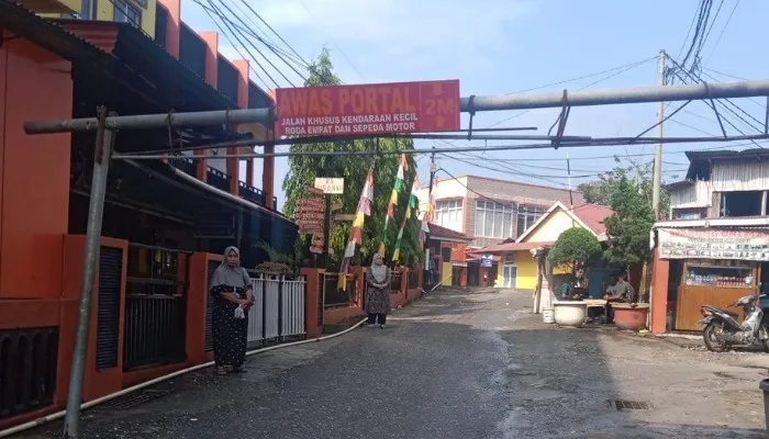 Warga Protes Portal di Akses Jalan Rumah Sakit Raudah Bangko