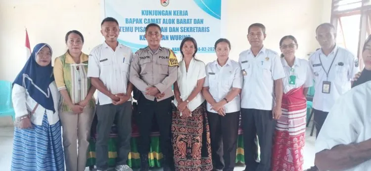 Pisah Sambut Lurah Wuring: Sinergi Aparat dan Masyarakat dalam Keamanan