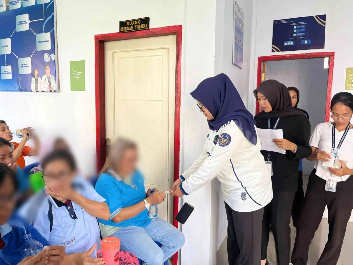 Lapas Perempuan Ambon Laksanakan Pemberian Obat Cacing Rutin untuk Kesehatan WBP